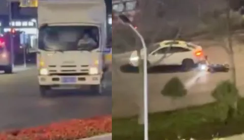 中山大货车撞人事件